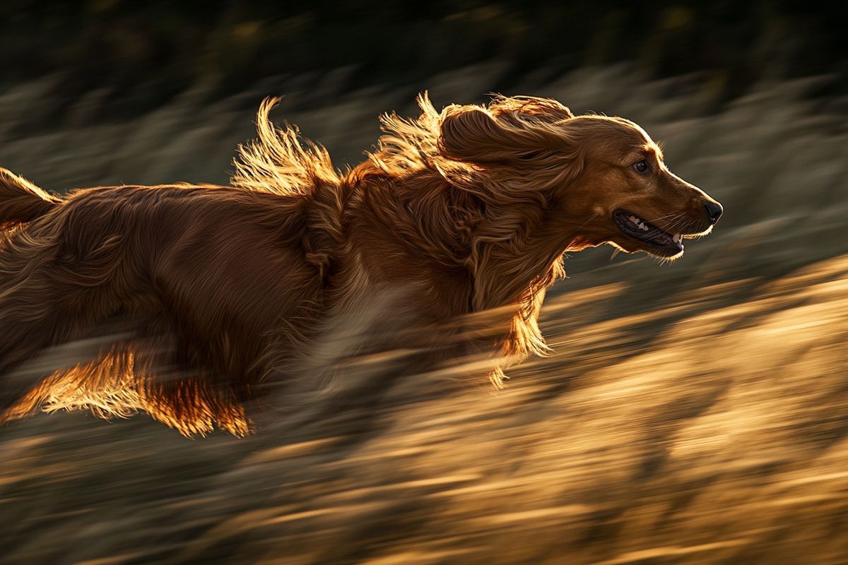 Le Setter Irlandais : Un chasseur au charme flamboyant